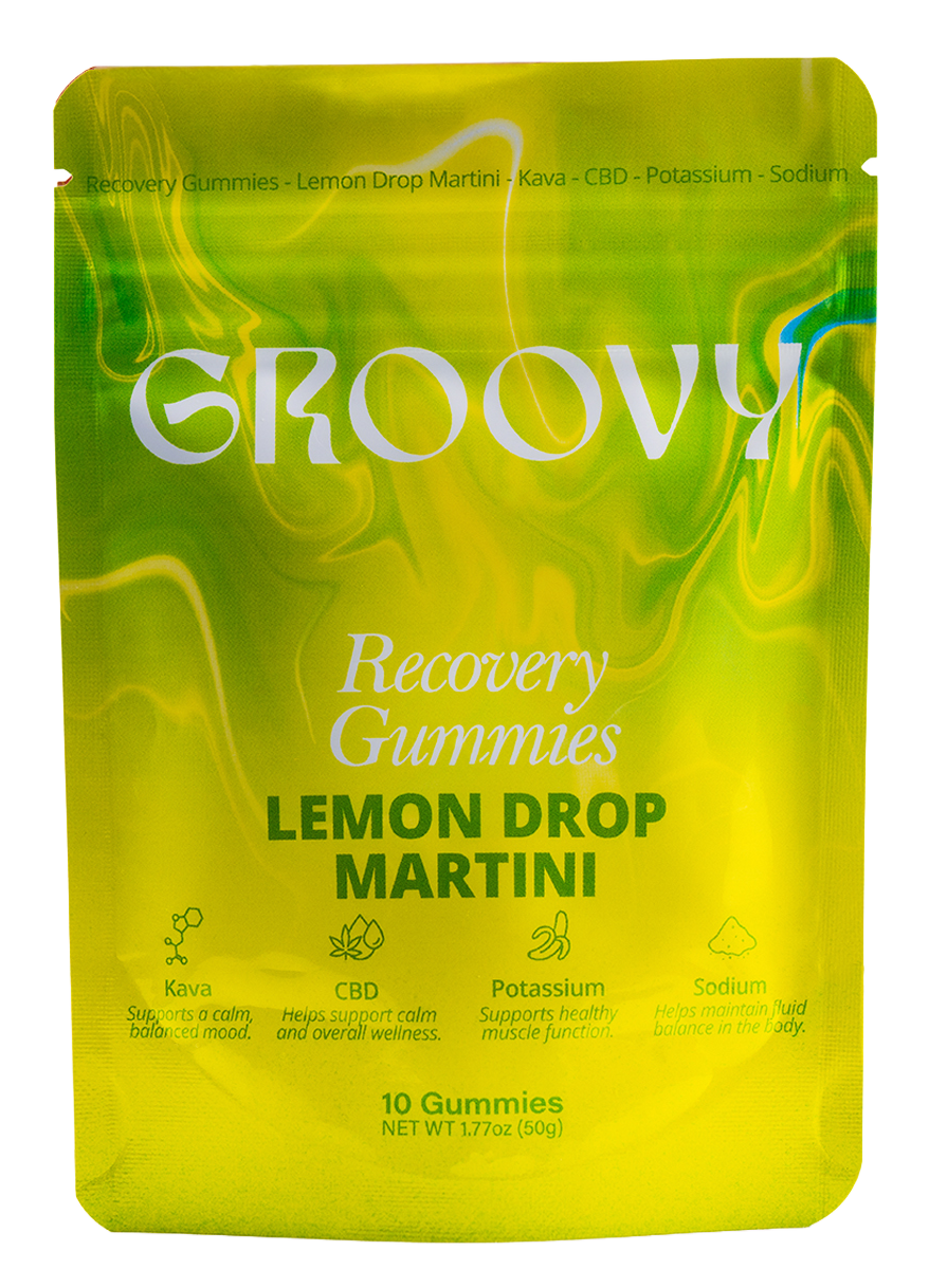 Lemon drop martini gummies